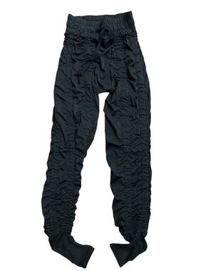 Agogie Resistance Pants +40 Size Small Black Training Gym Athletic Ruched